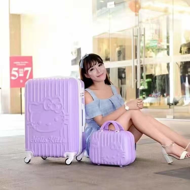 猫の心形旅行バッグ 荷物 スーツケース メーカー 4輪 トロリ トラック バッグ バッグ