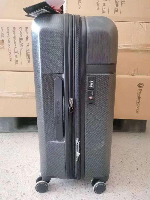 新しいファッションを運ぶ 旅行 ハードサイド 拡張 ABS+PC バッグ トロッキー バッグ スーツケース