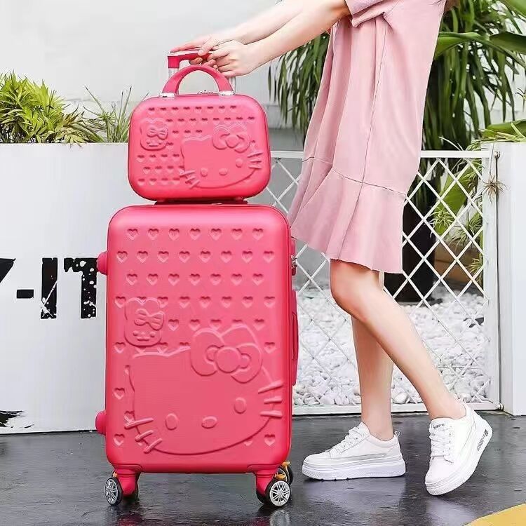 子供向けPC カスタム トラック 荷物 バッグ スーツケース セット プラスチック ローリング スーツケース 子供向け