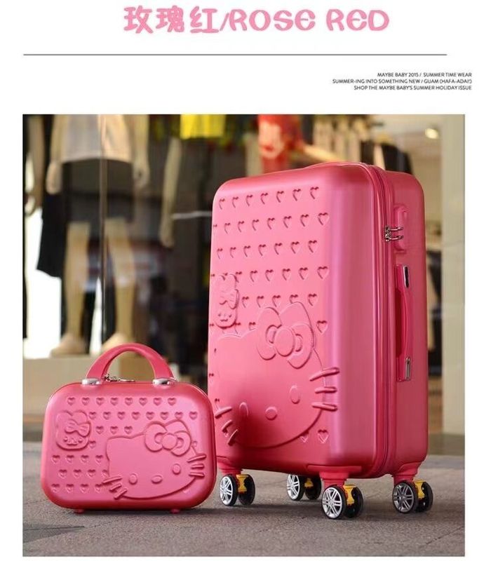 子供向けPC カスタム トラック 荷物 バッグ スーツケース セット プラスチック ローリング スーツケース 子供向け