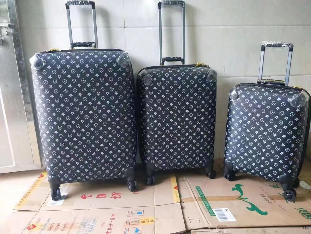 工場 オーダーメイド OEM革 卸売 高品質 アルミ合金枠 トロッキー スーツケース 高級荷物セット