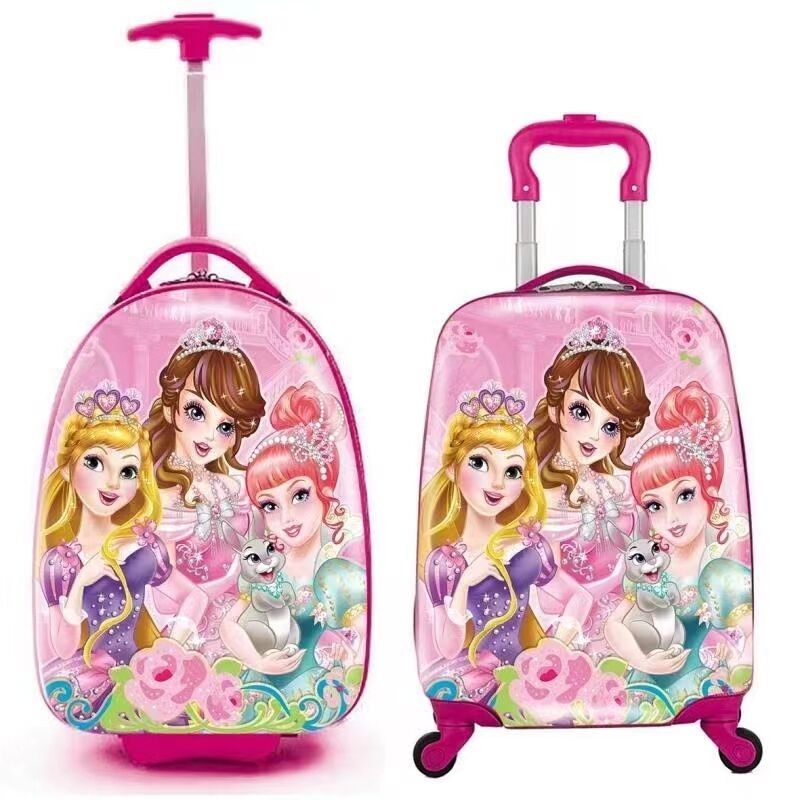 高品質ABSPC 18インチ 旅行用バッグ バッグ トロリ バッグ 子供 学校 子供向け