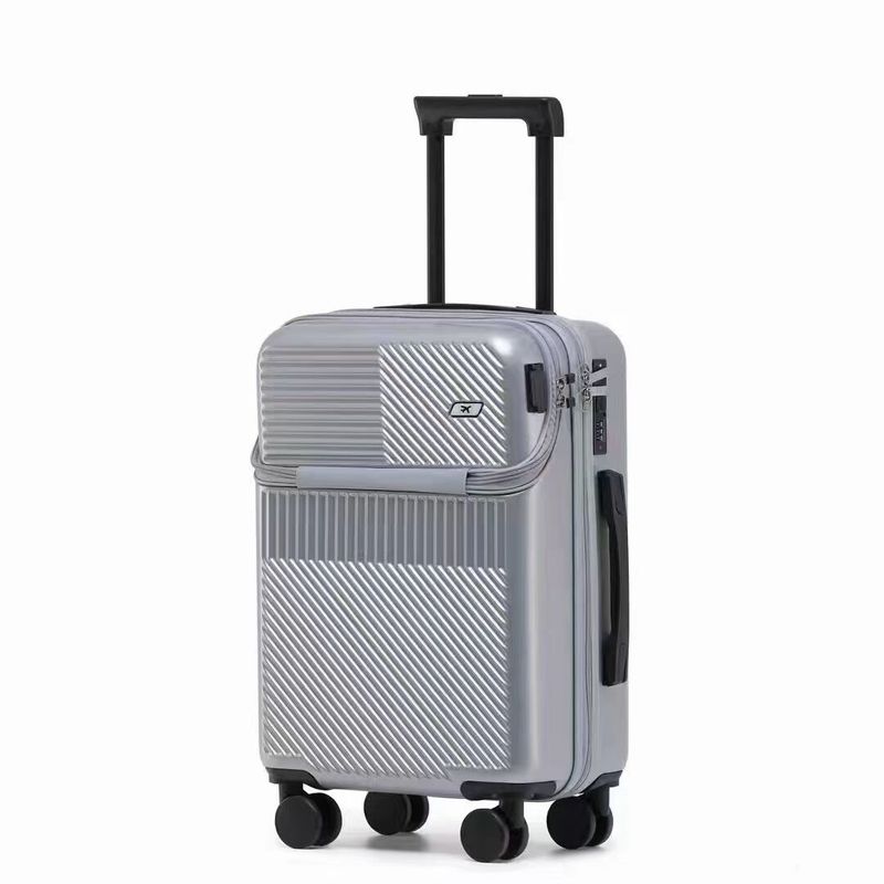 大容量 スーツケース フロント オープニング ボーディングボックス ミュート ユニバーサル ホイール パスワード トロッキーケース