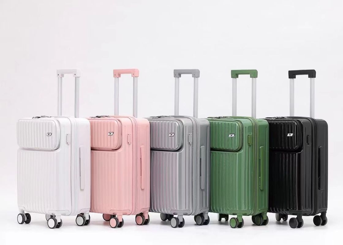 卸売 工場 トロリケース バッグ フロント オープン バッグ セット ジッパー スーツケース バッグ 旅行 バッグ セット