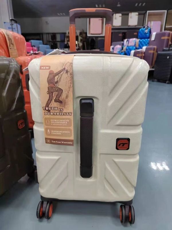デザイン 20/24/28インチ 3 パーツ PC ABS トロリーバッグ レッド 旅行用スーツケース バッグケース