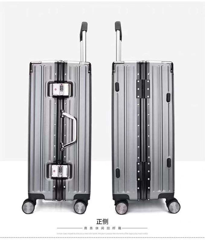 アルミフレーム 手荷物 ミュート ユニバーサル ホール トロッリーケース ストック 大容量 荷物 トロッリー バッグ