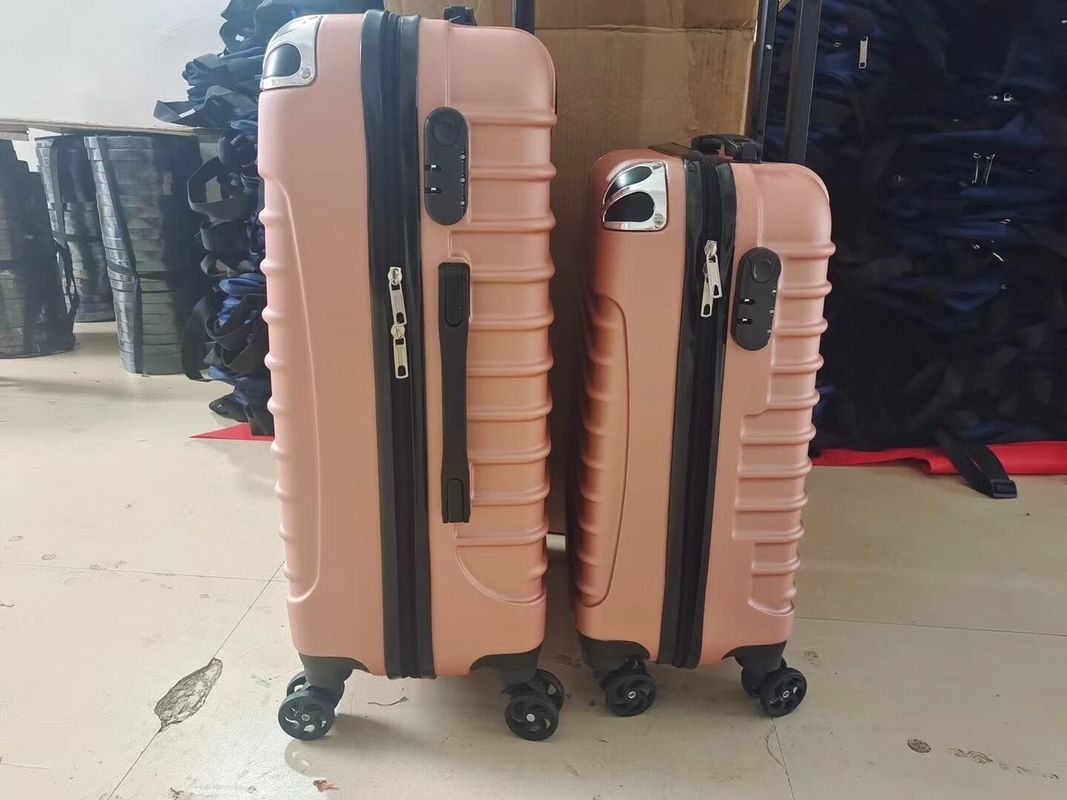 カスタマイズABS 安い旅行用荷物 ジッパー トロッリーケース 荷物 持ち歩く スーツケース ユニバーサル・ホイール 防水