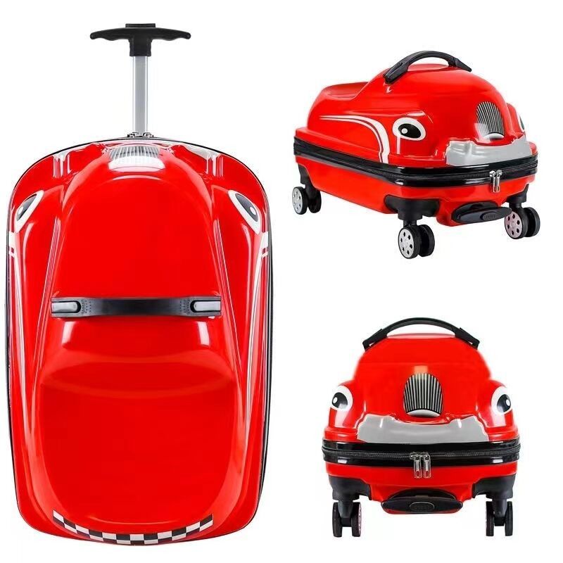 高品質の子供用旅行バッグ 荷物 車形ハードシェルABSPC荷物 スーツケース 子供用旅行バッグ トロリ用荷物