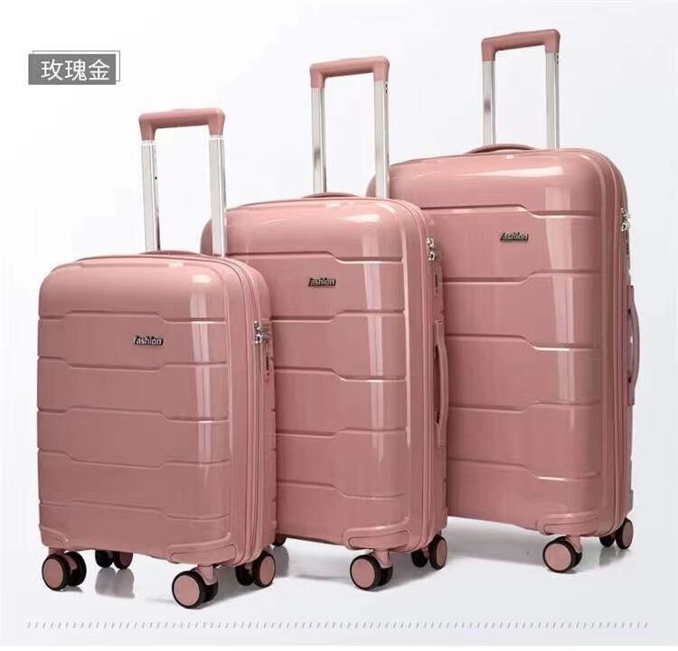 ホットセール カスタム 高品質 スーツケース 20 24 28 インチ PP 旅行用荷物セット