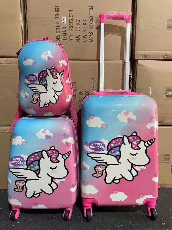 カスタムプリントカバー PC トロリ 軽量 旅行 3pcsセット スーツケース 旅行 バッグ 荷物 荷物
