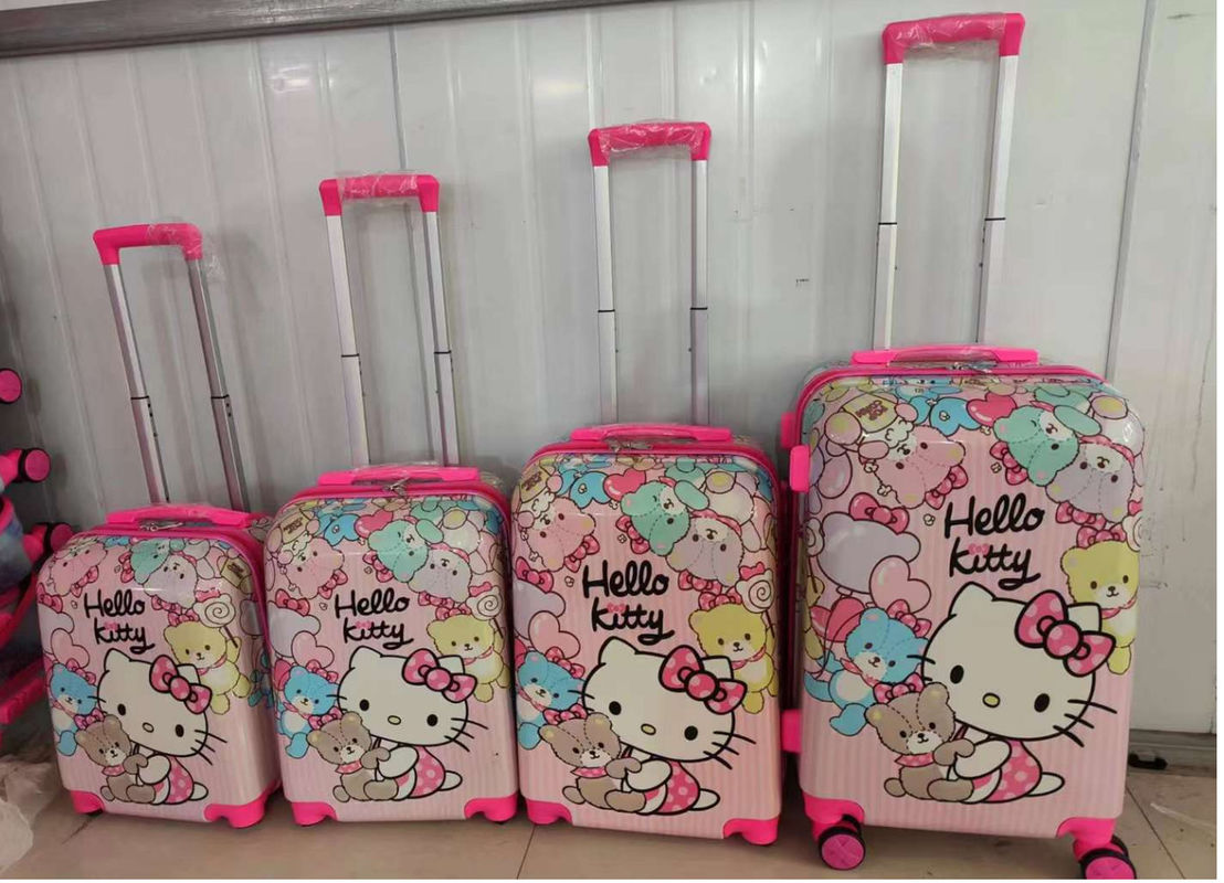 ピンクKt ベビースーツケース スピナーホイールハンドル 軽量ユニコーン 女の子のための荷物