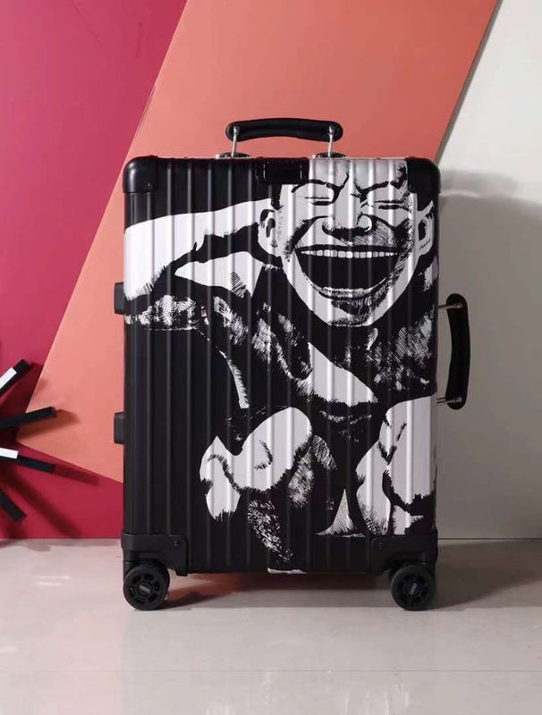 3pcs パーソナライズド トラック バッグ ABS PC 車輪 パーソナライズド デザイン プリント バッグ スーツケースセット