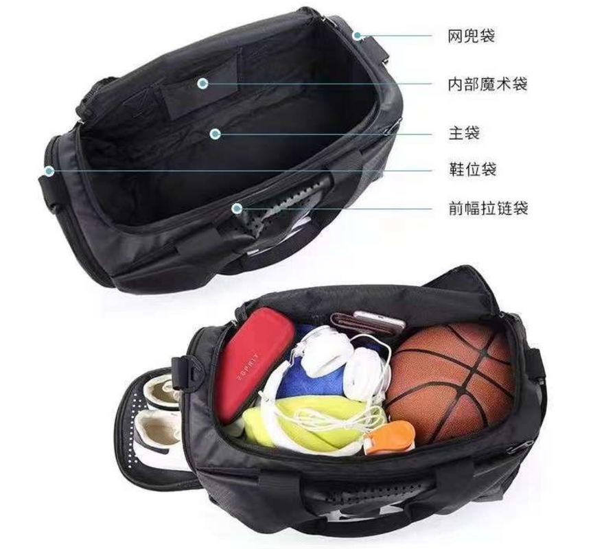 カスタマイズされたロゴ 大容量旅行バッグ 防水 屋外ジム デュッフルバッグ 手持ち 男性用スポーツバッグ