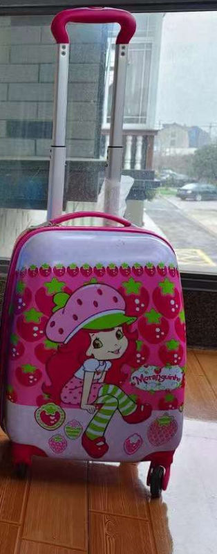 子供の荷物のためのカスタマイズされた18インチ漫画ユニバーサルホイールトロッリーケース,ファッション的な子供旅行ケース