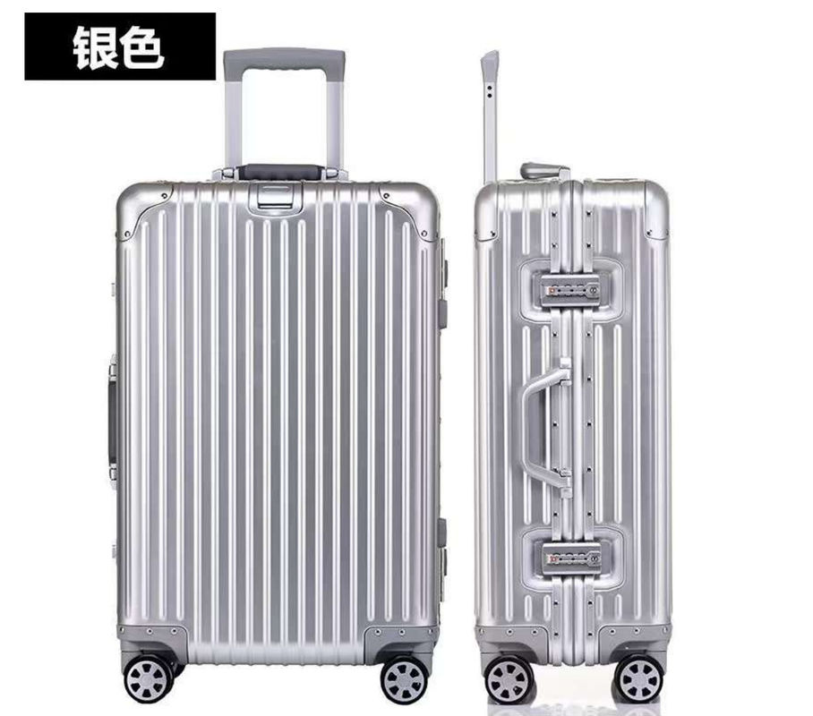 アルミ旅行用荷物 ハードトロールケース 新型アルミスーツケース 4回転車輪 軽量スーツケース スーツケース