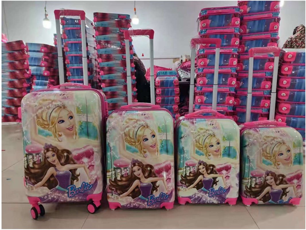 可愛い子供 旅行用荷物 バッグ トロリ 小さな女の子 スーツケース 子供用の荷物セット