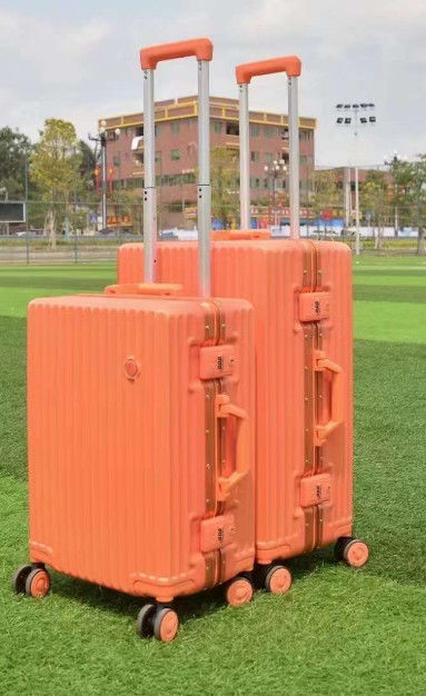 高級カスタム旅行用荷物セット 20' 24' 26' ABSPC アルミスーツケース ビジネスチェックイン荷物
