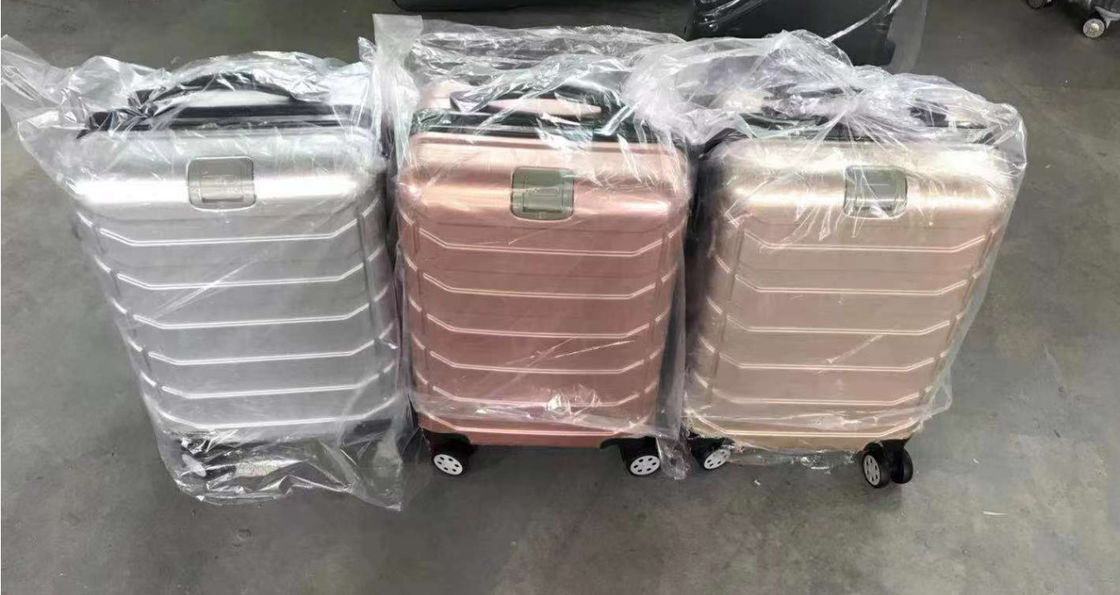 アブス アルミ トロッリー トラベージュ バッグセット スーツケース 輪の20インチ トロッリー バッグ スーツケースセット