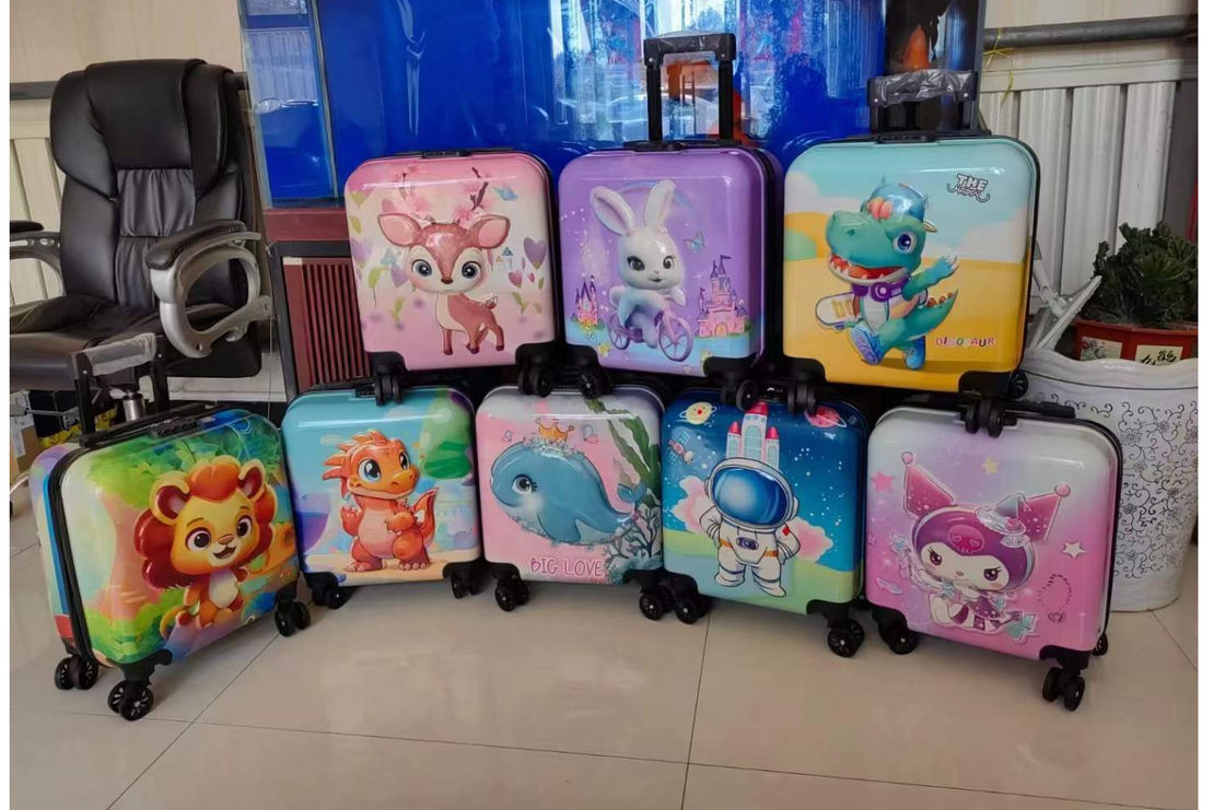 ホットセール オーダーメイド デザイン カートン 引き離せる 子供 トロリ スクール バッグ バッグ 車輪付き 子供
