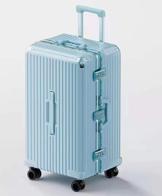 最大の多機能クイルトバッグ 20インチ アルミバッグ カップホルダー アルミフレーム ハード装備 スーツケース