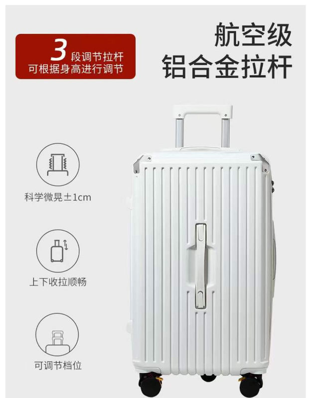 新しいデザイン 工場 卸売 大容量 スーツケース 荷物 PC ABS ハードシェル スピナー ホイール コンビネーションロック
