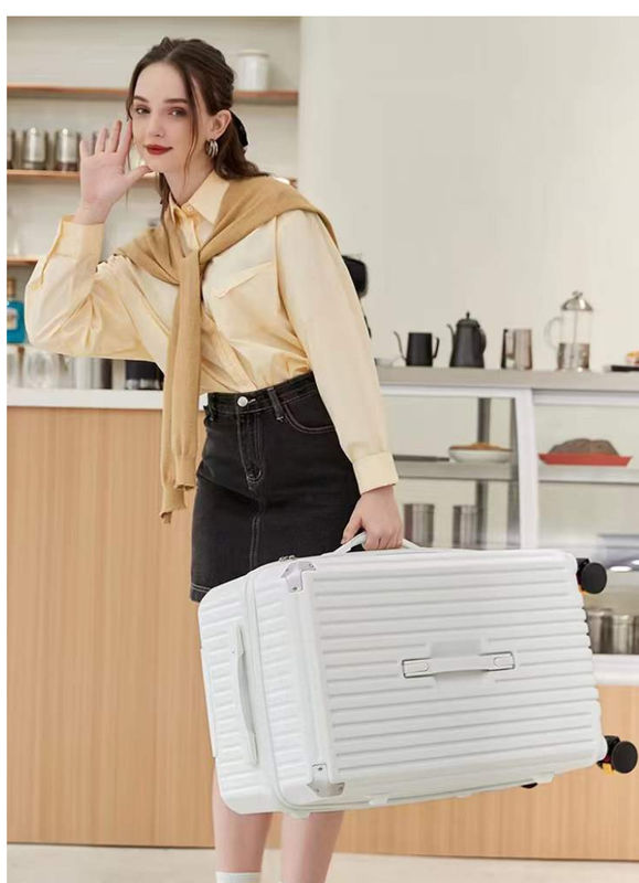 新しいデザイン 工場 卸売 大容量 スーツケース 荷物 PC ABS ハードシェル スピナー ホイール コンビネーションロック