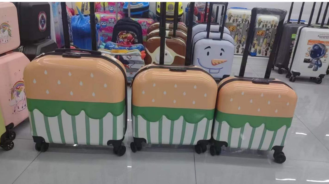 漫画 子供の トロッキーケース 18インチ スーツケース 可愛い動物 3D 3次元 学生用荷物