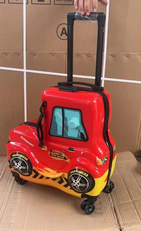NEW 可愛い子供 スクーター スーツケース 怠け者 トロリ バッグ 子供 キャビン 旅行 ローリング バッグ 車輪 子供 ギフト