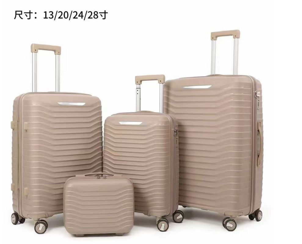 独特の旅行 Pp 3 4 ルース 4pcs スーツケース バッグ トロリ バッグ 女の子のためのセット 屋外旅行