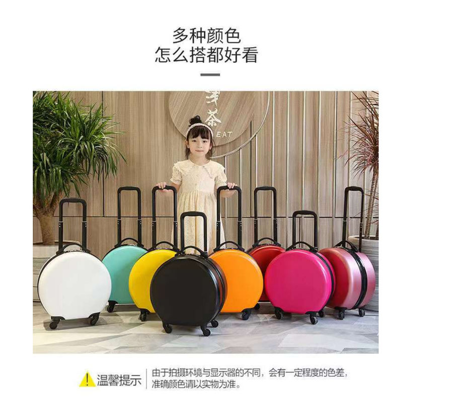 卸売 丸い形 子供 旅行 スーツケース キャンディー カラー 可愛い 子供 の 荷物