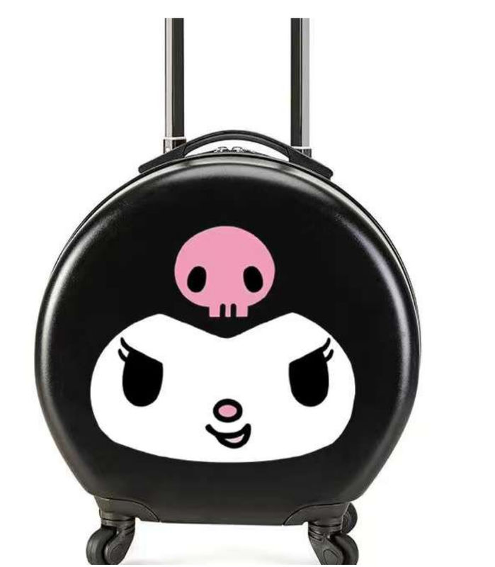 18インチ 荷物 輪付き 旅行 ローリング バッグ 子供 丸い バッグ キャビン トロリ バッグ 可愛い 小さなケース