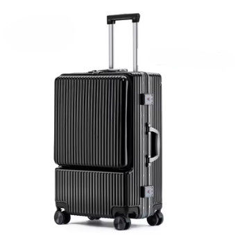 工場 フロントカバー 開封 スーツケース 旅行用 スーツケース USB充電付き バッグ 多機能