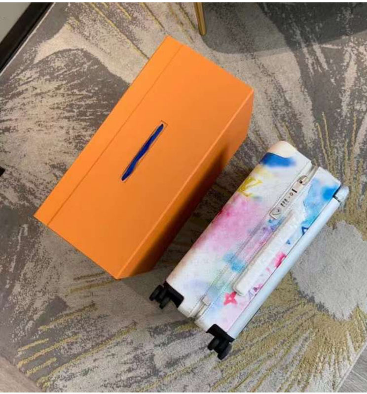 熱売 ABS スーツケース アルミ キャビン トロッキーケース 輪付きのエレガントな旅行用荷物