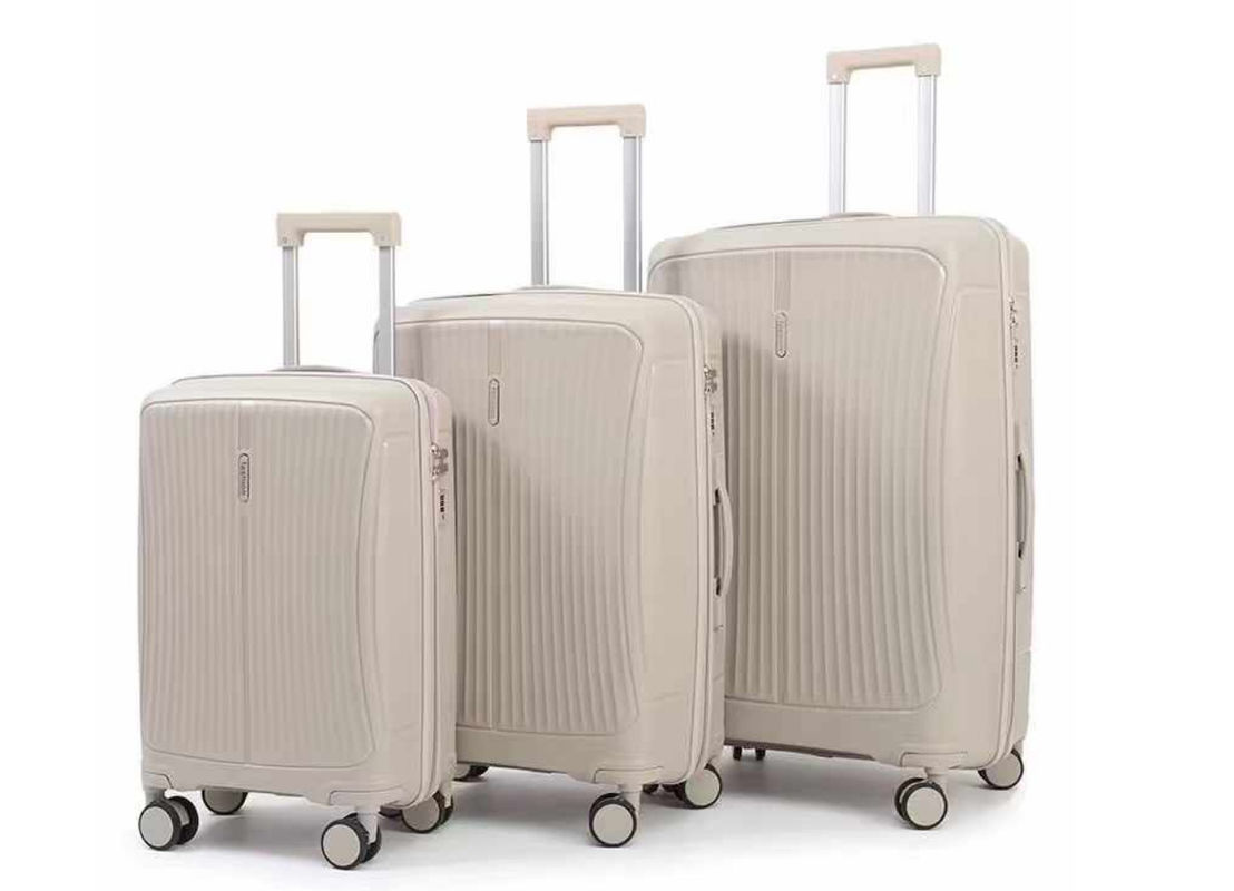 軽量 ハードベスト スーツケース 3枚 20 24 28 インチ マッチ カラー 新品 PP 素材 持ち運び 安い荷物セット 旅行用