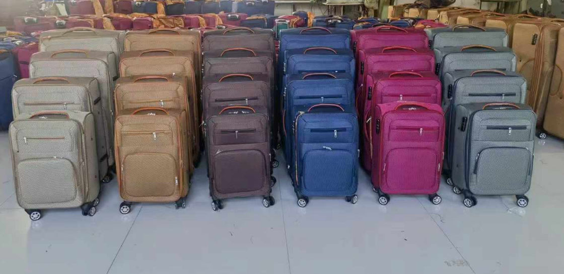 大容量ナイロン/ポリエステル荷物,クラシックスタイルのトロリー荷物,TSAロック荷物,ファッション的な旅行荷物